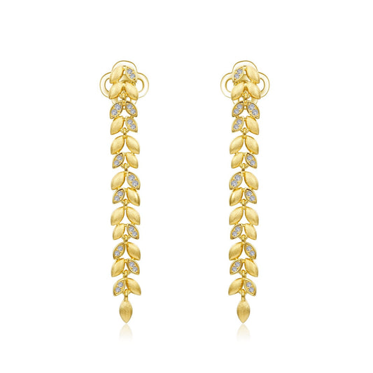 Cluster Leaves Earrings