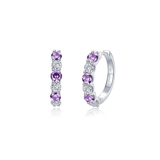 Josie Emerald Hoop Earrings
