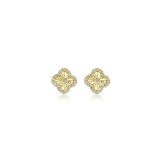 0.5 CTW Halo Stud Earrings