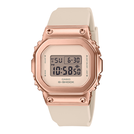 Metal Covered Women Watch GMS5600PG-4