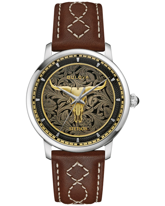 Bulova Longhorn Bulova X Stetson Watch 96A334