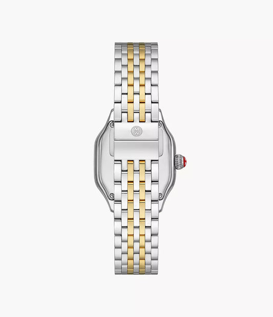 Michele Meggie Two-Tone 18K Gold-Plated Diamond Dial Watch MWW33B000009
