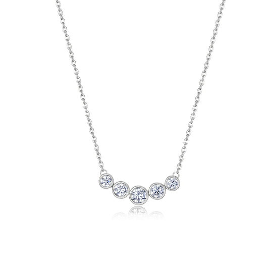 Olive Bezel Necklace N0359CLP20