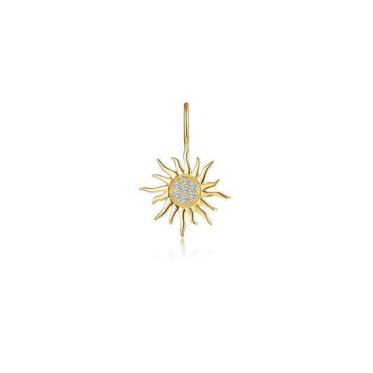 Golden Sun Charm Pendant