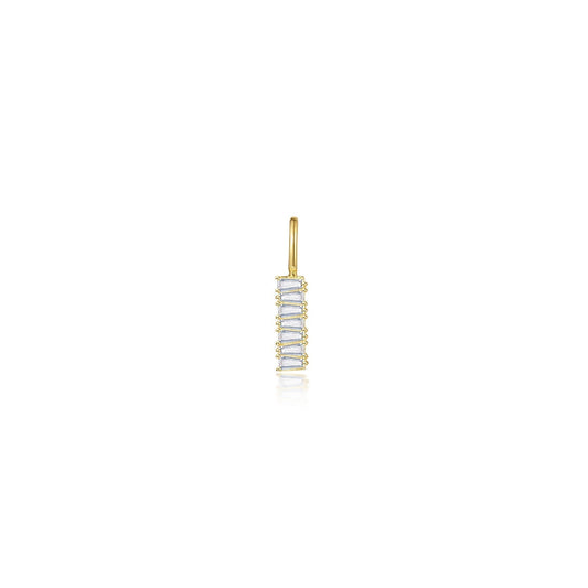 Baguette Bar Charm Pendant