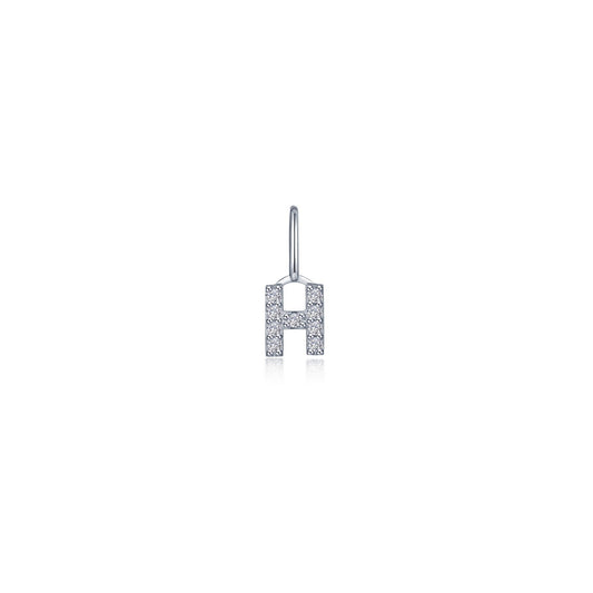 Letter H Charm Pendant