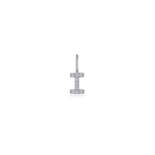 Letter I Charm Pendant