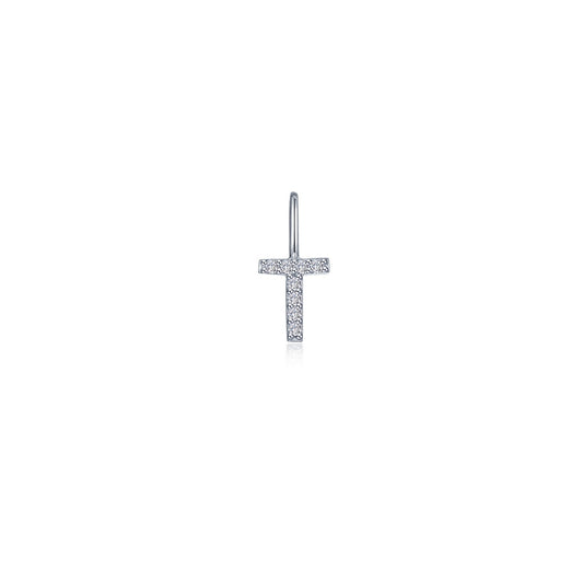 Letter T Charm Pendant