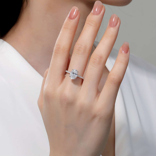 Oval Solitaire Engagement Ring