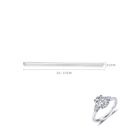 2.62 CTW Emerald-Cut Bezel-Set Ring