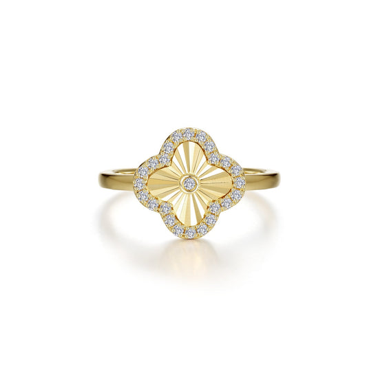 Golden Clover Ring