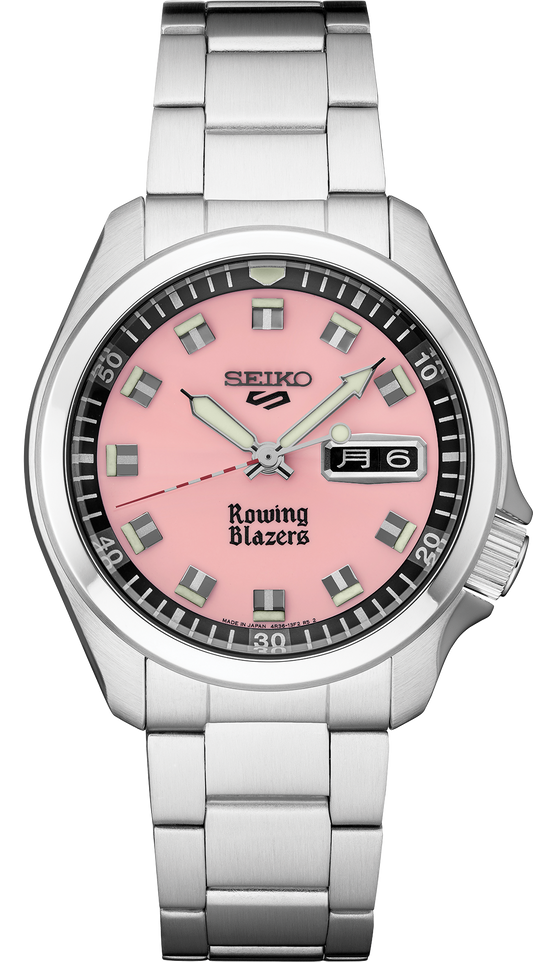 Seiko 5 Sports Rowing Blazers Collaboration Limited Edition Watch SRPJ67