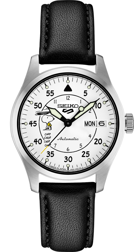 Seiko 5 Sports Peanuts Collaboration Limited Edition Watch SRPK27