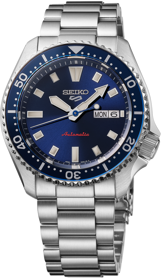 Seiko 5 Automatic Blue Dial 42.5mm Men's Watch SRPL83