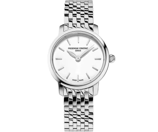 Frederique Constant Ladies Watch Classics slimline ladies mini silver 25mm 3ATM FC-200S6B