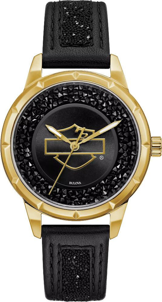 Bulova Harley Davidson Sparkles Watch 77L111