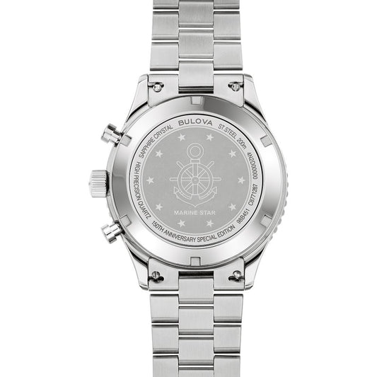 Bulova Bulova Stainless Steel Heritage Mens Watch Watch 98B451