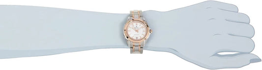 Bulova Precisionist Japanese Quartz (Battery-Powered) White Mother-of-Pearl Dial Watch 98M106