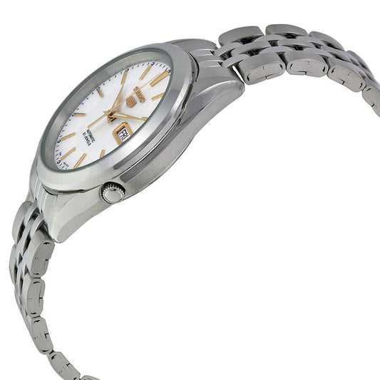 Seiko 5 Silver Dial Stainless Steel Men's Watch SNKL17