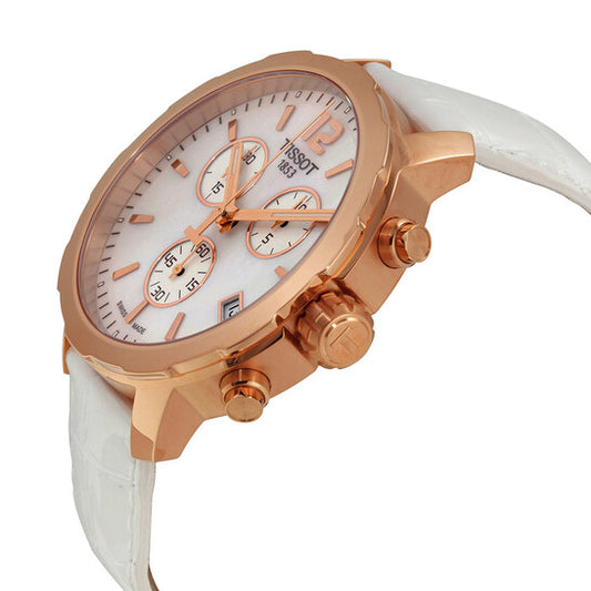 Tissot Quickster Chronograph Mother Of Pearl Dial T095.417.36.117.00