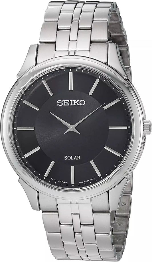 Men's Core Solar Black Dial SUP865