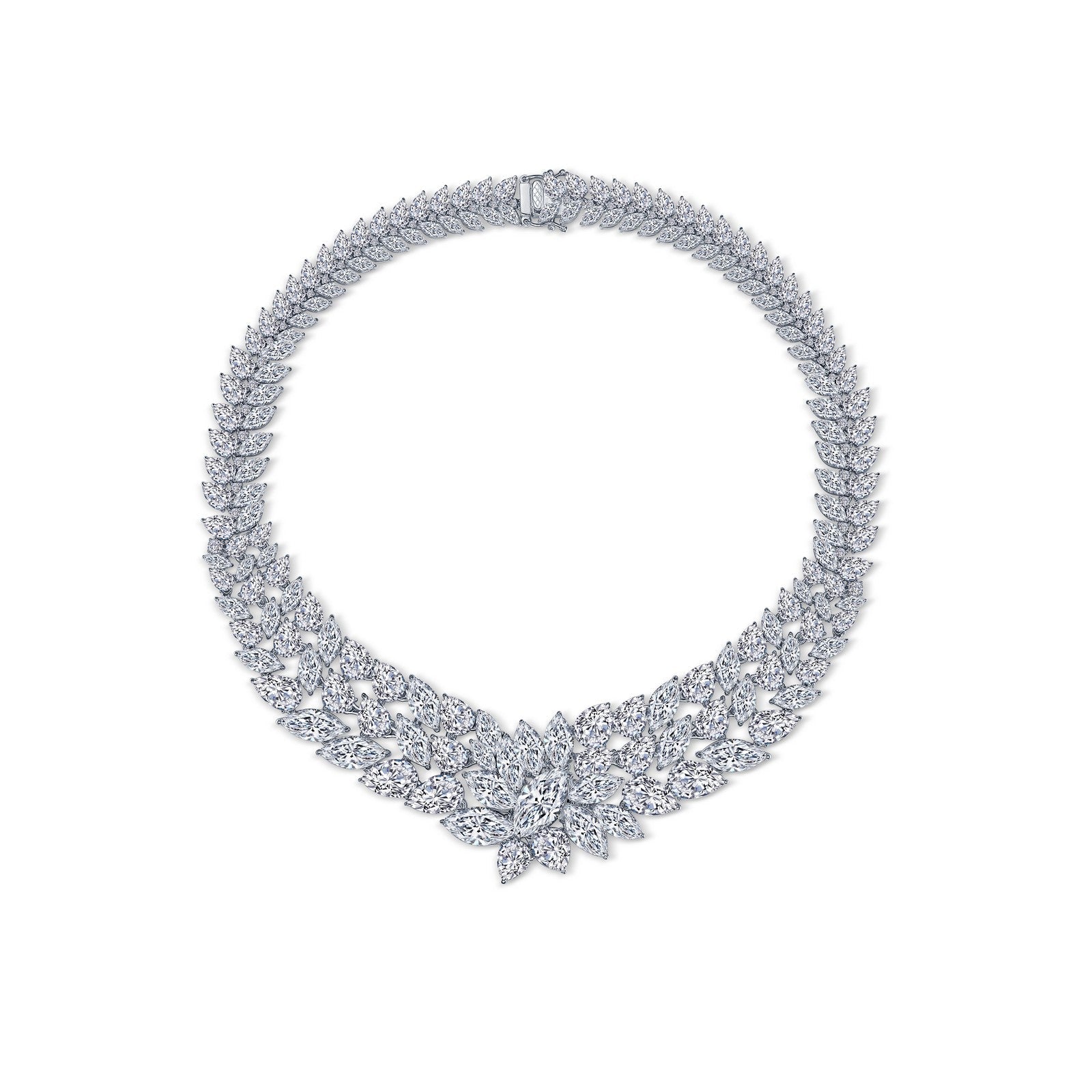 142 CTW Statement Choker Necklace