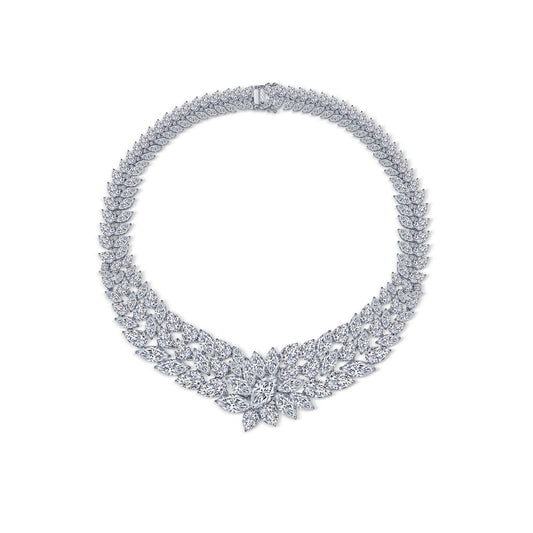 142 CTW Statement Choker Necklace