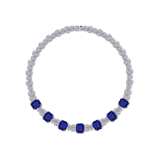 60.89 CTW Regal Choker Necklace