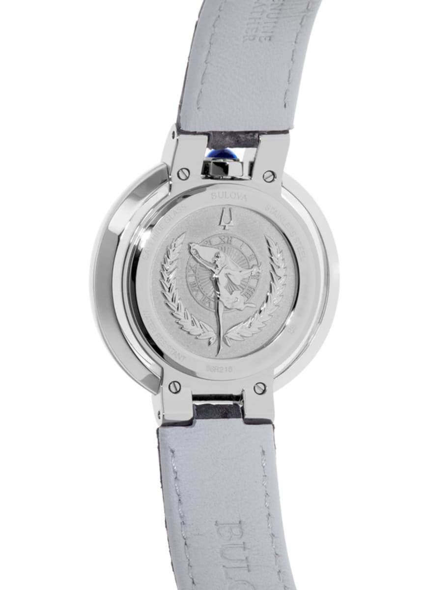 Bulova Rubaiyat Quartz Diamond Grey Dial Watch 96R218