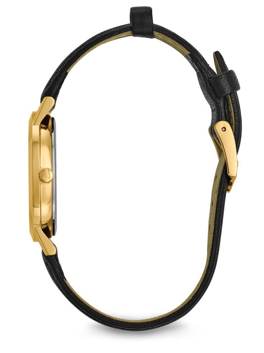 Bulova Classic Gold-Tone Leather Watch 97L159