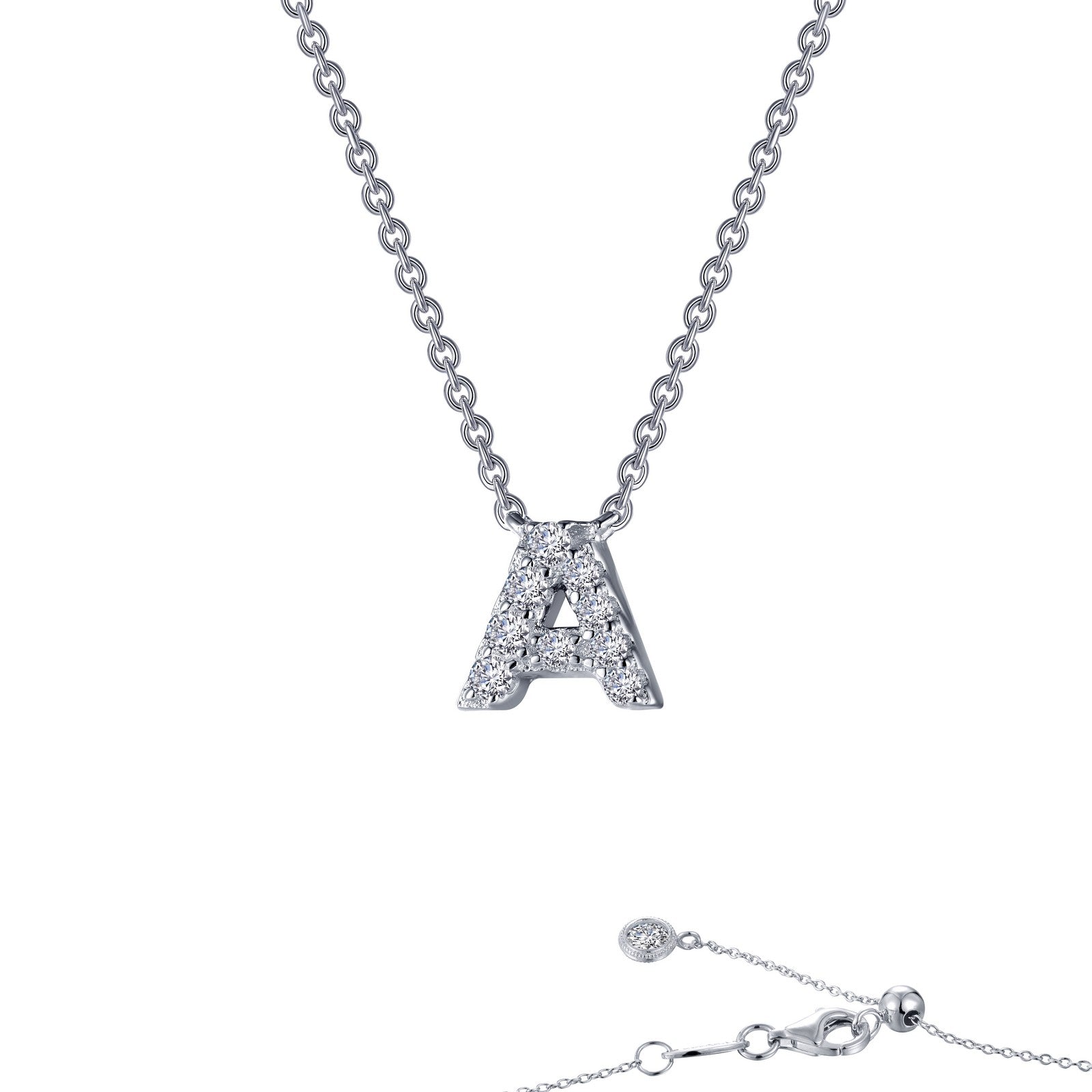 Letter E Pendant Necklace