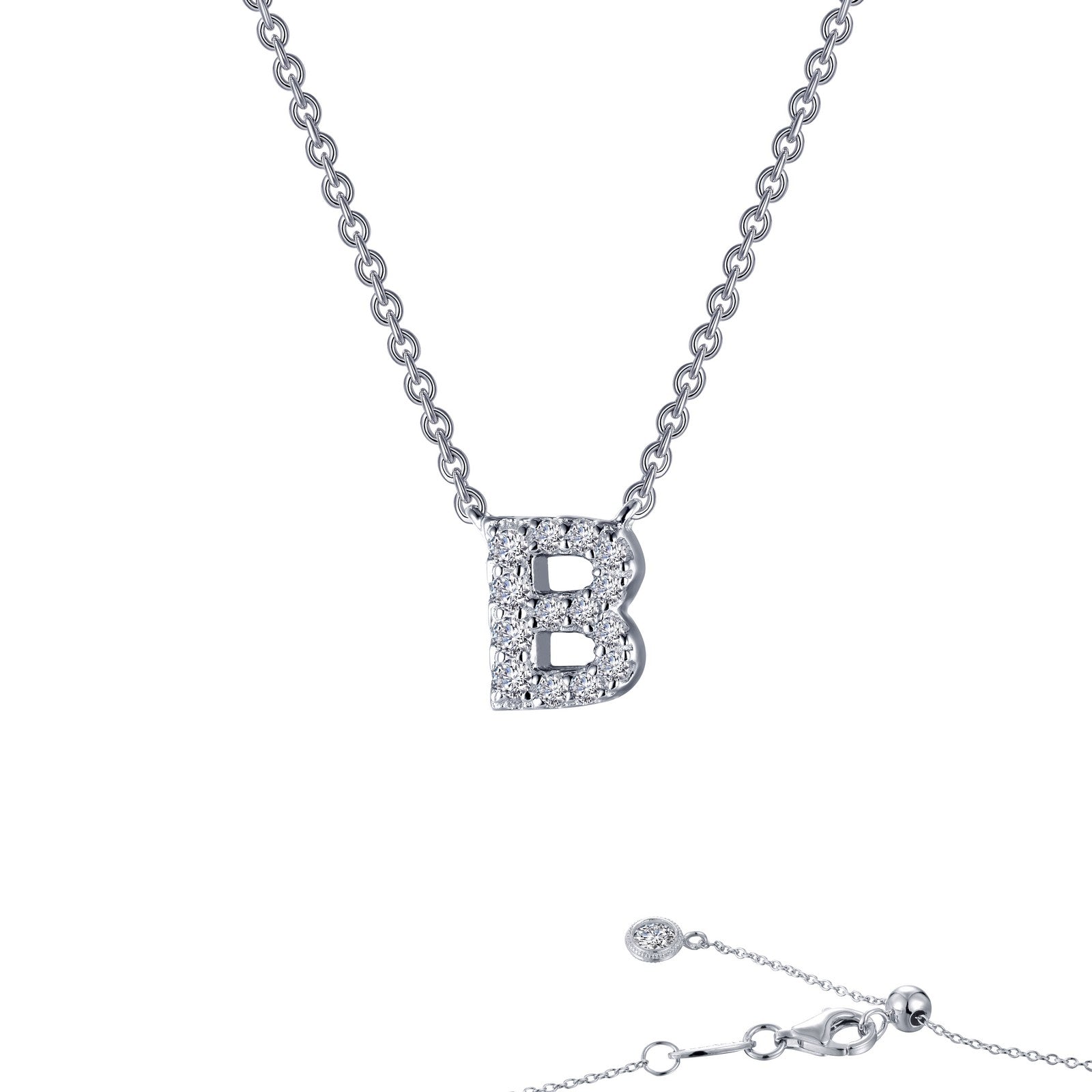 Letter E Pendant Necklace
