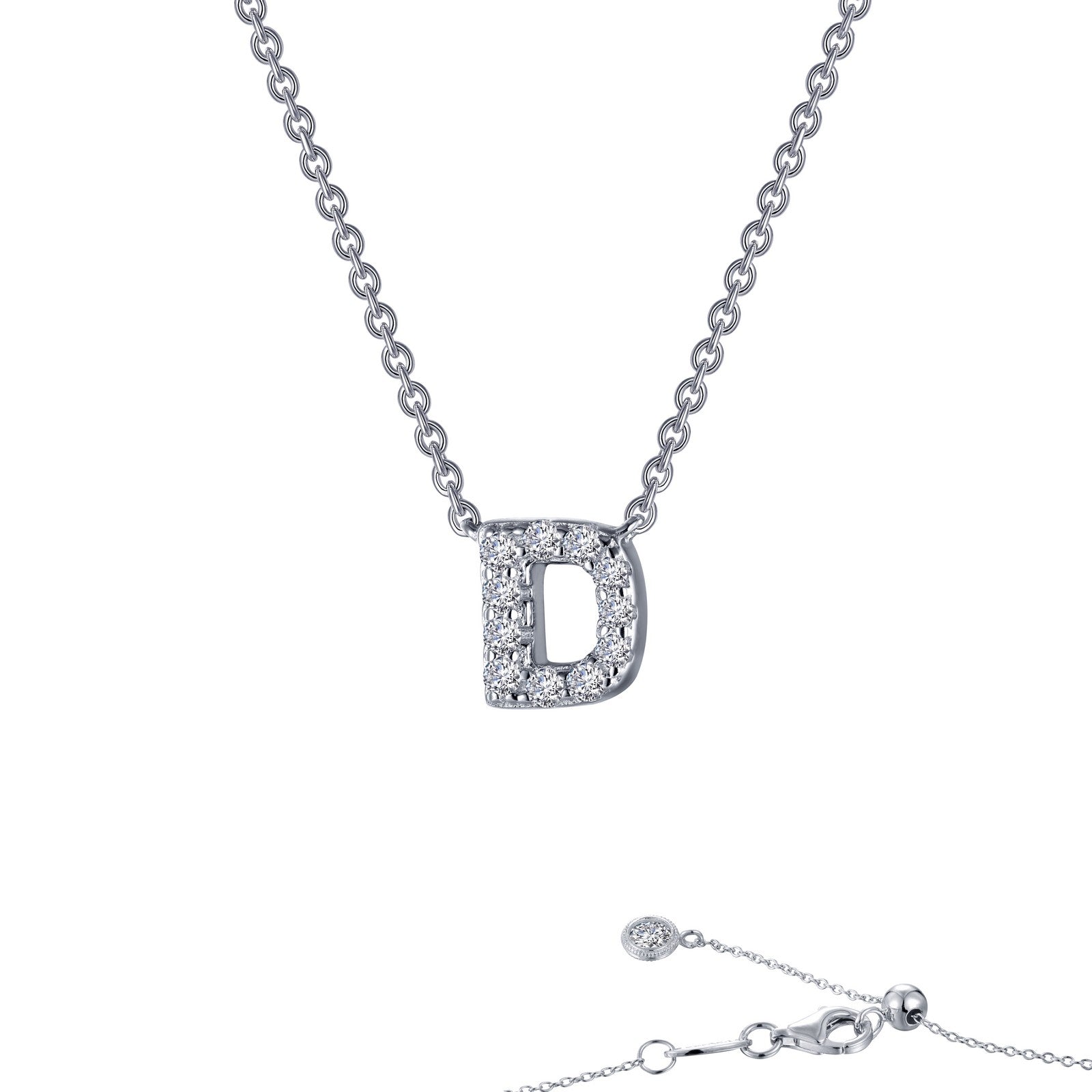 Letter E Pendant Necklace
