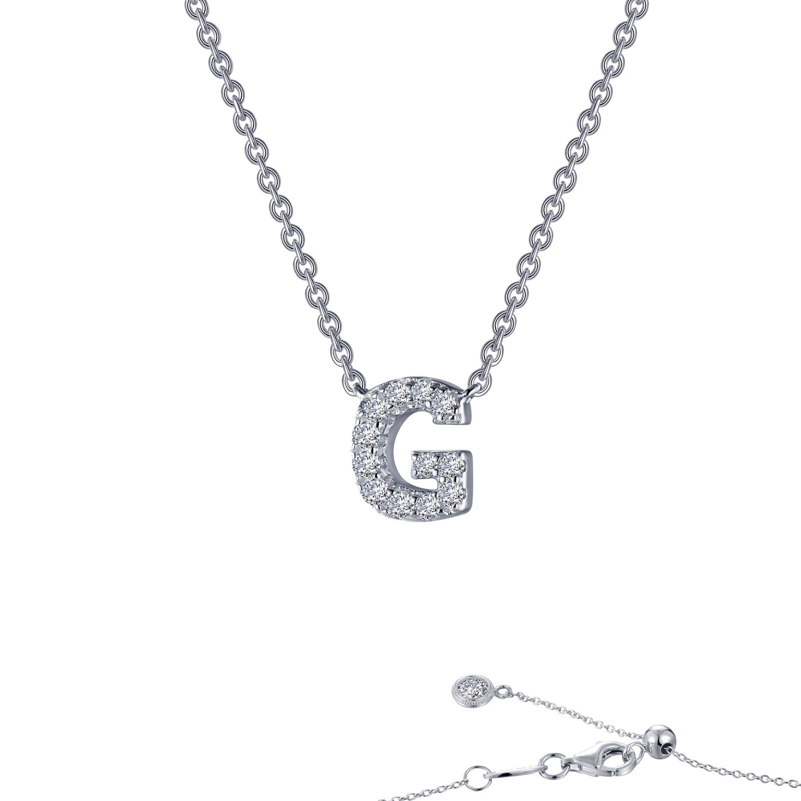 Letter E Pendant Necklace