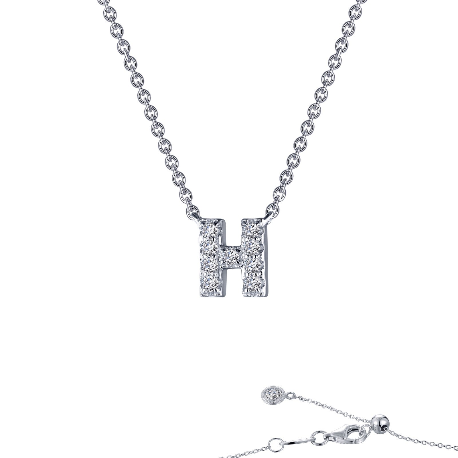 Letter E Pendant Necklace