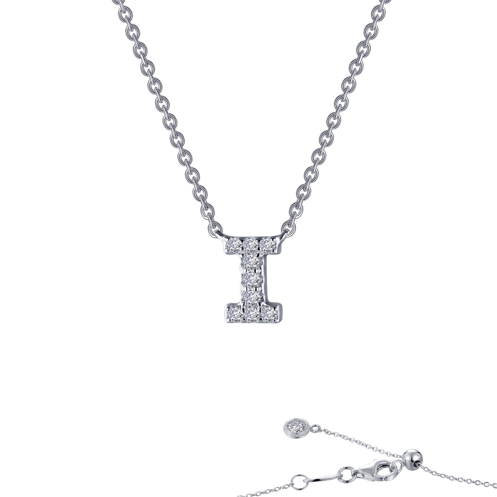 Letter E Pendant Necklace