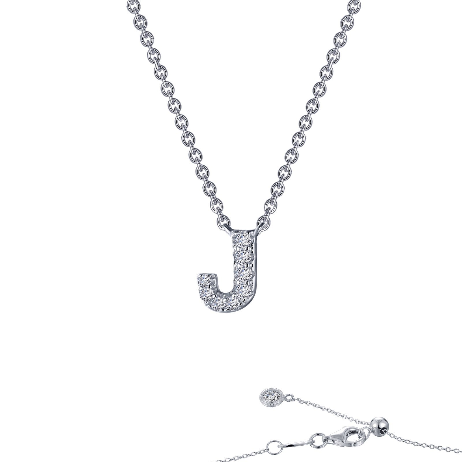 Letter E Pendant Necklace