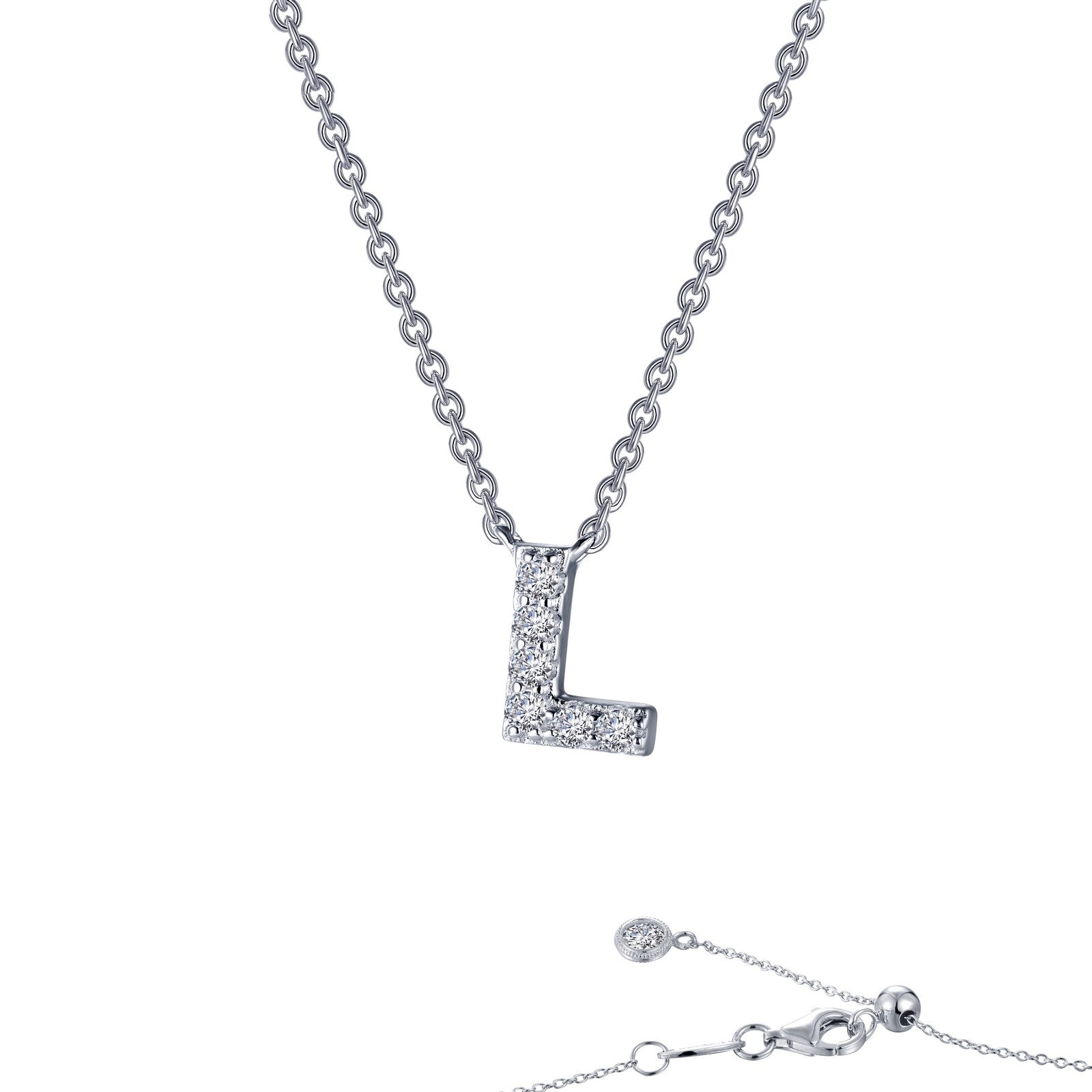 Letter E Pendant Necklace