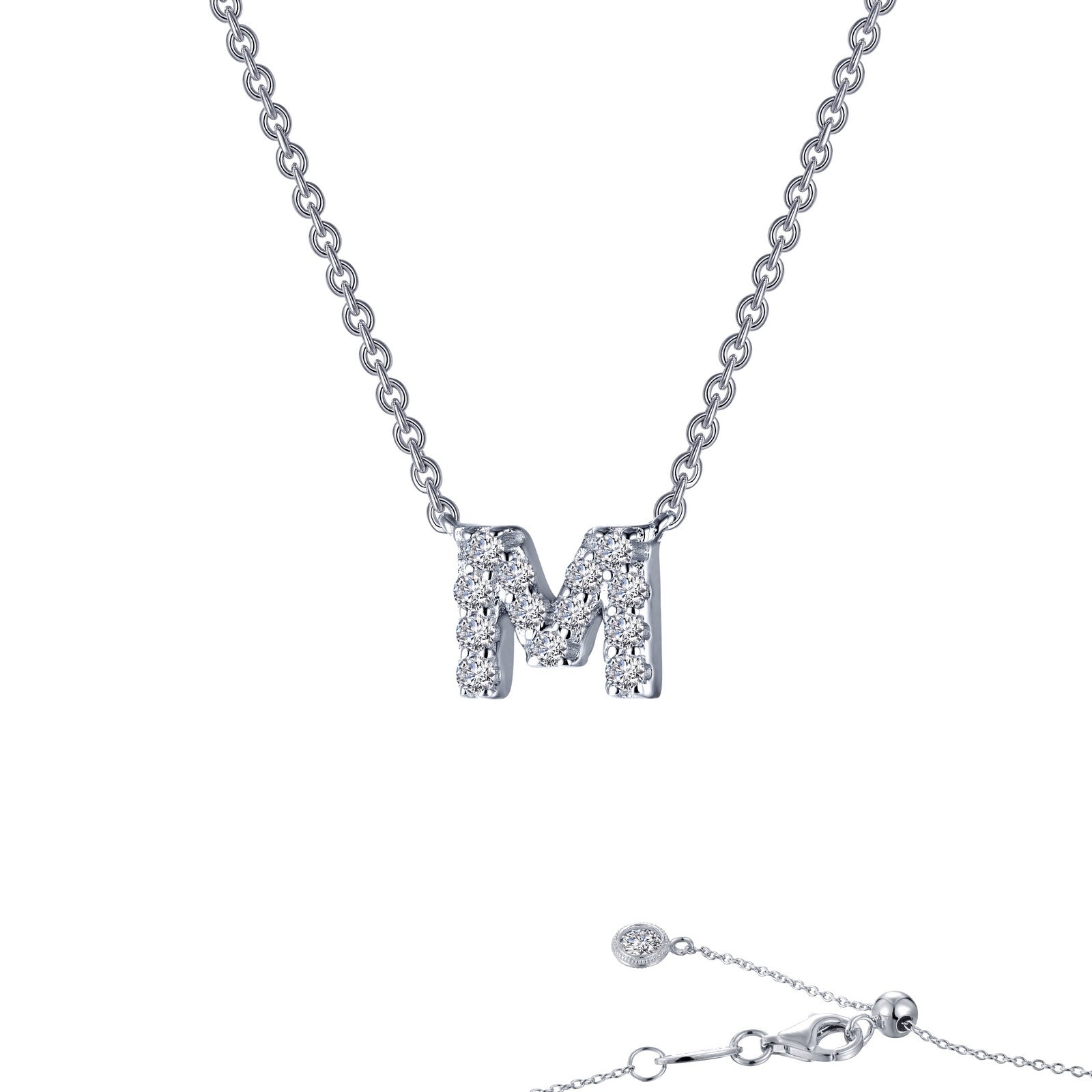 Letter E Pendant Necklace
