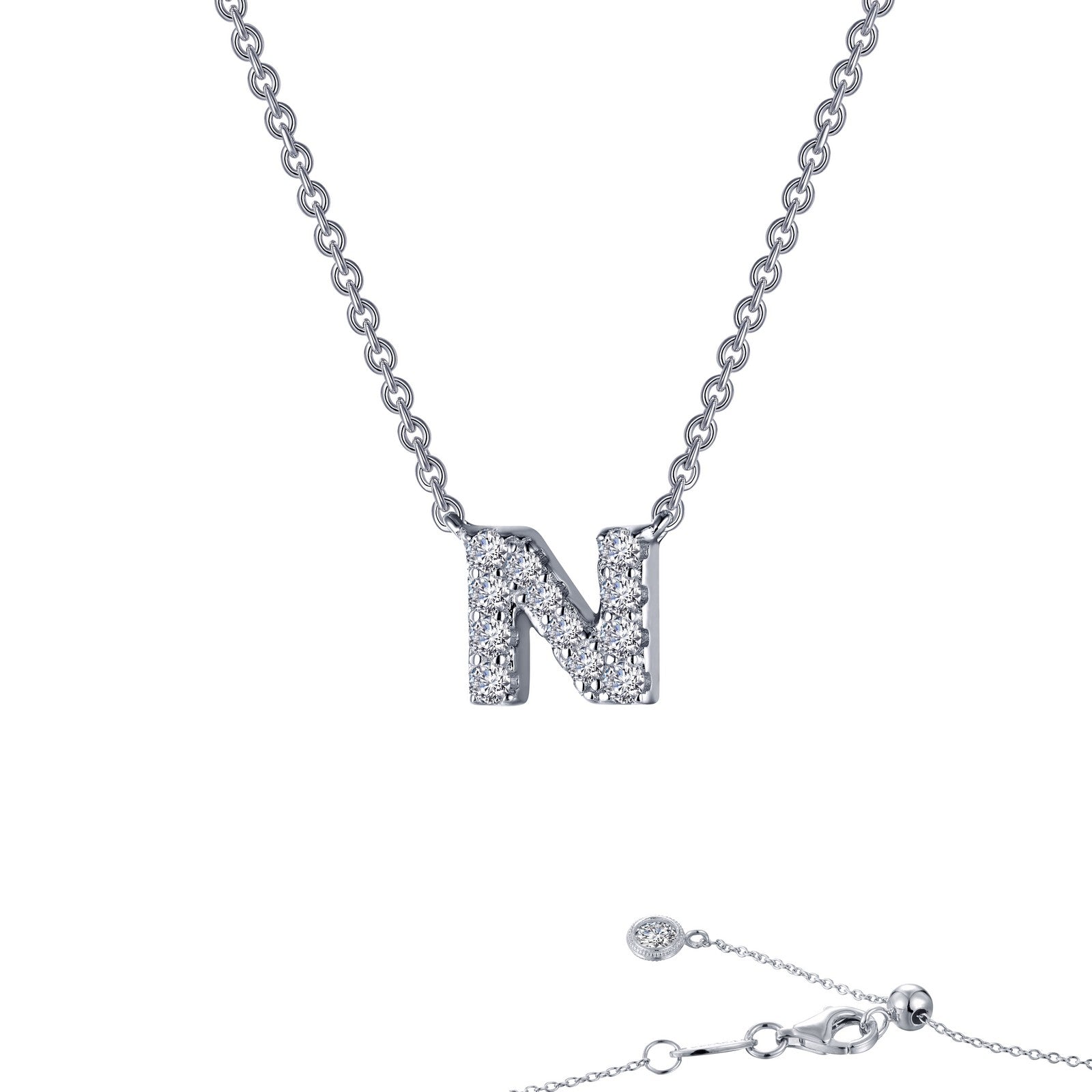 Letter E Pendant Necklace