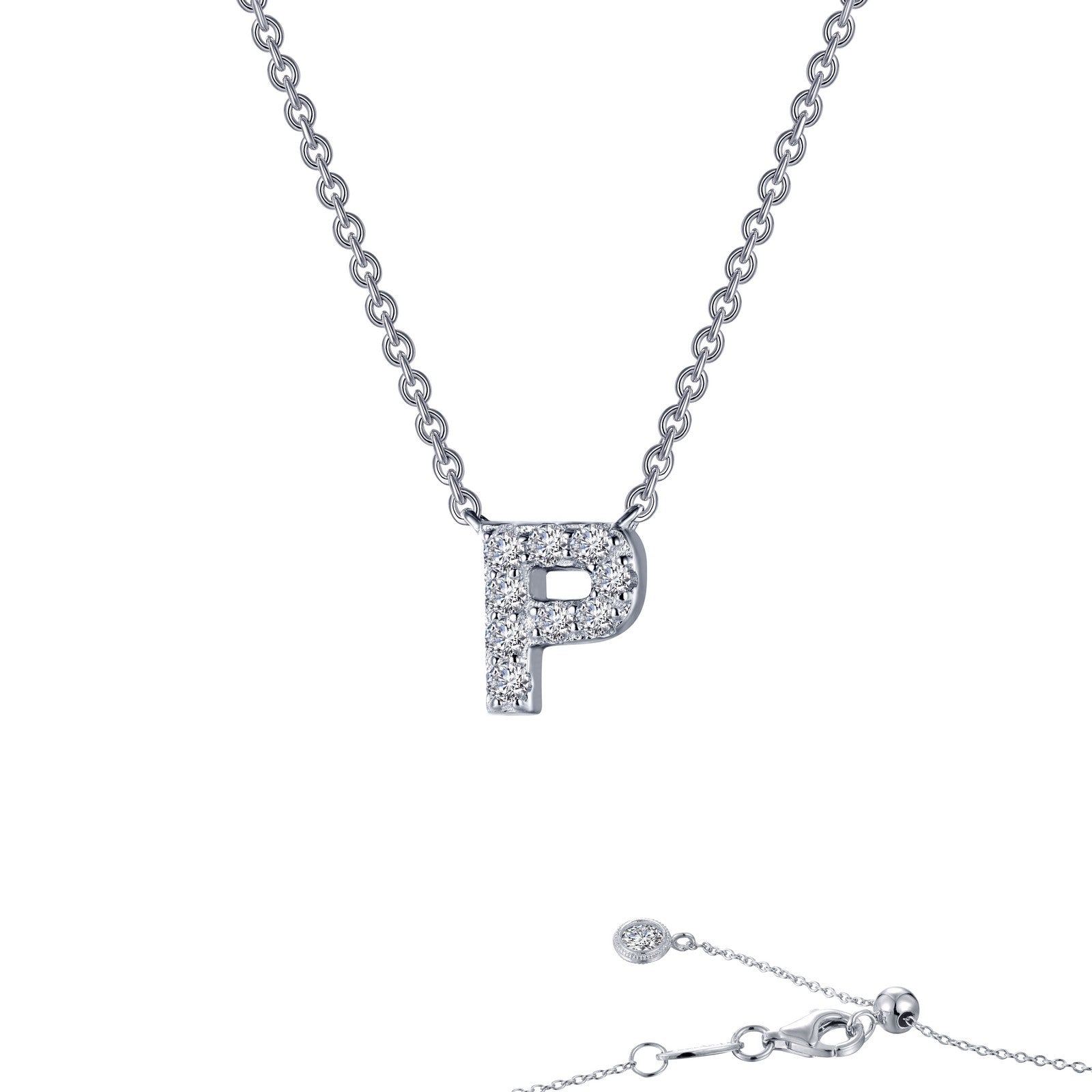 Letter E Pendant Necklace
