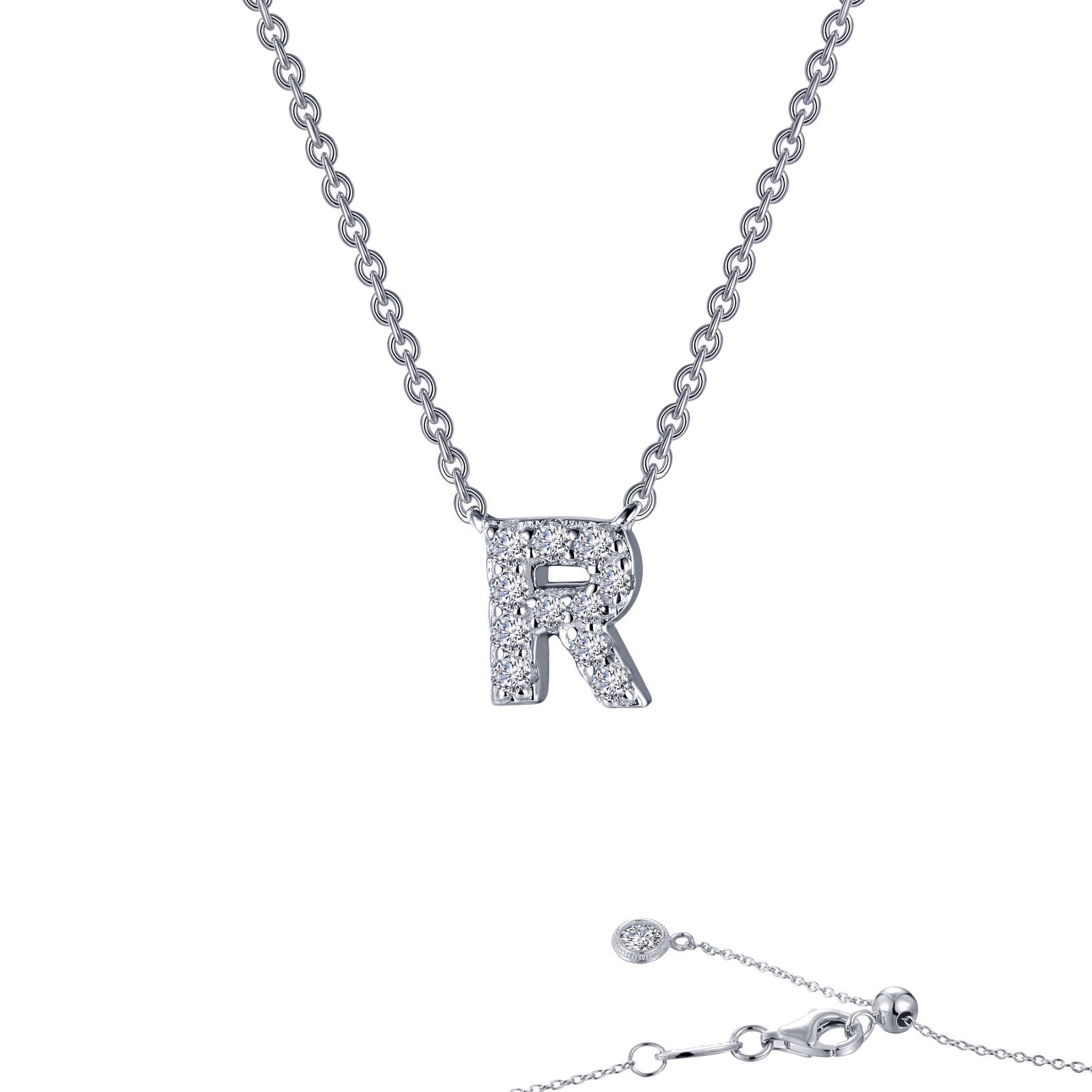 Letter E Pendant Necklace