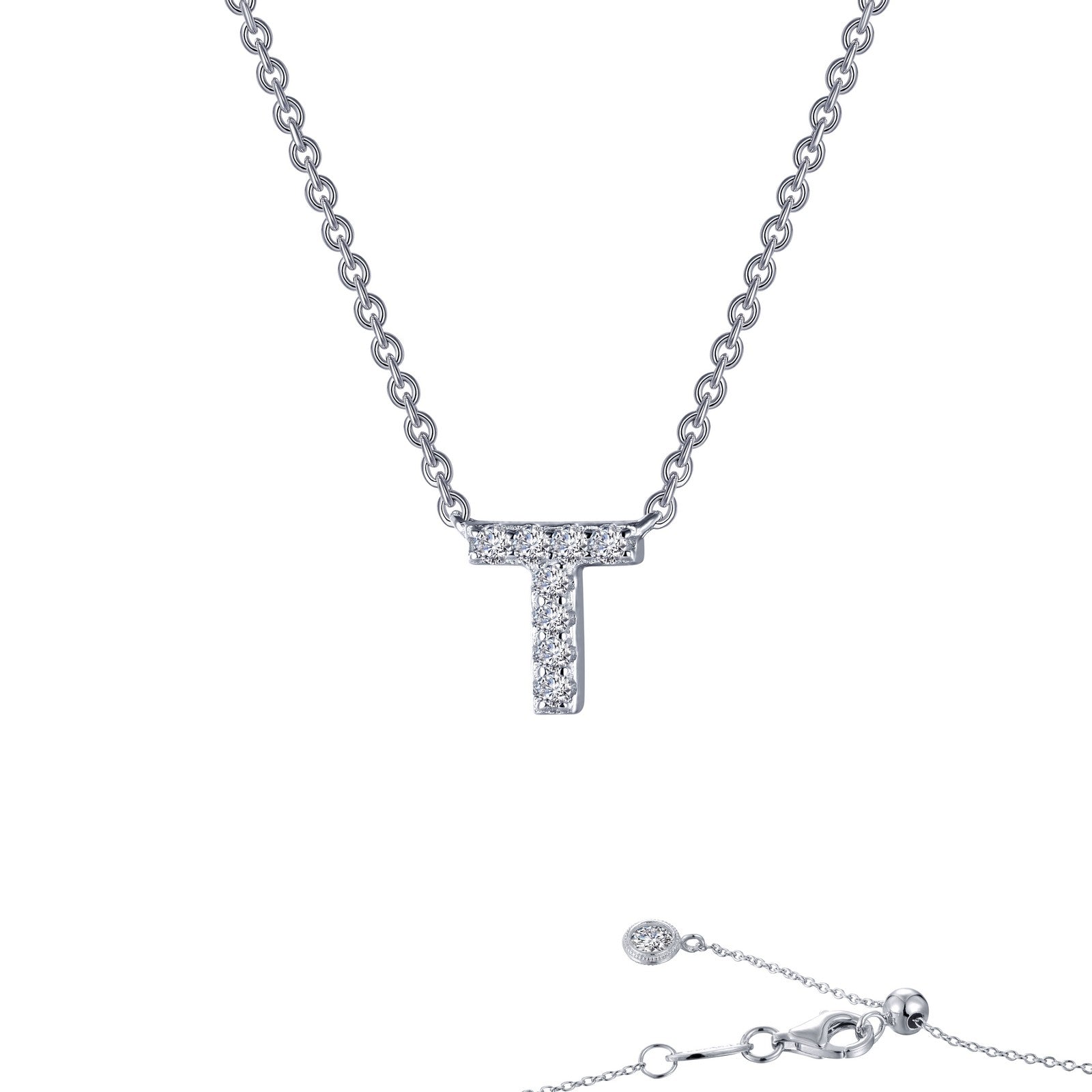 Letter E Pendant Necklace