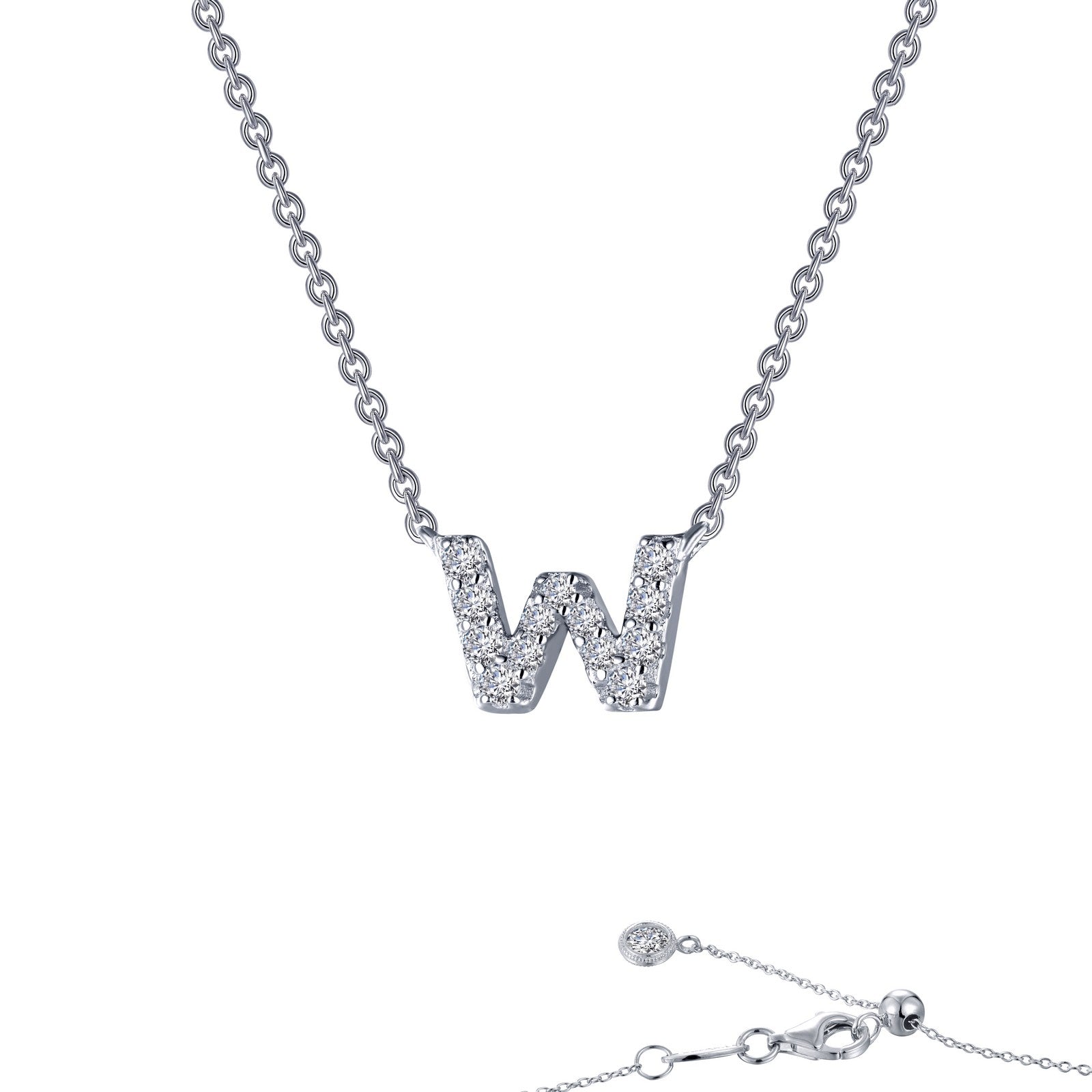 Letter E Pendant Necklace