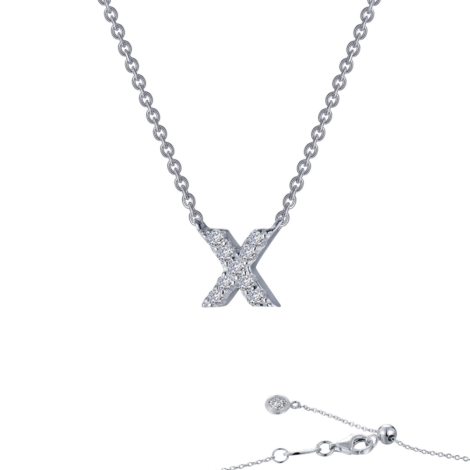 Letter E Pendant Necklace