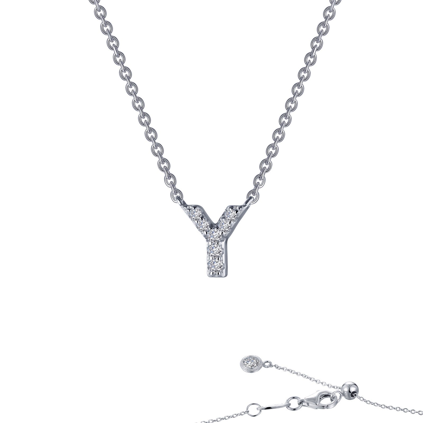 Letter E Pendant Necklace