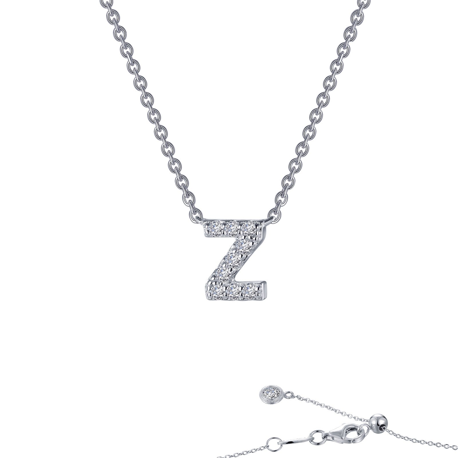 Letter E Pendant Necklace