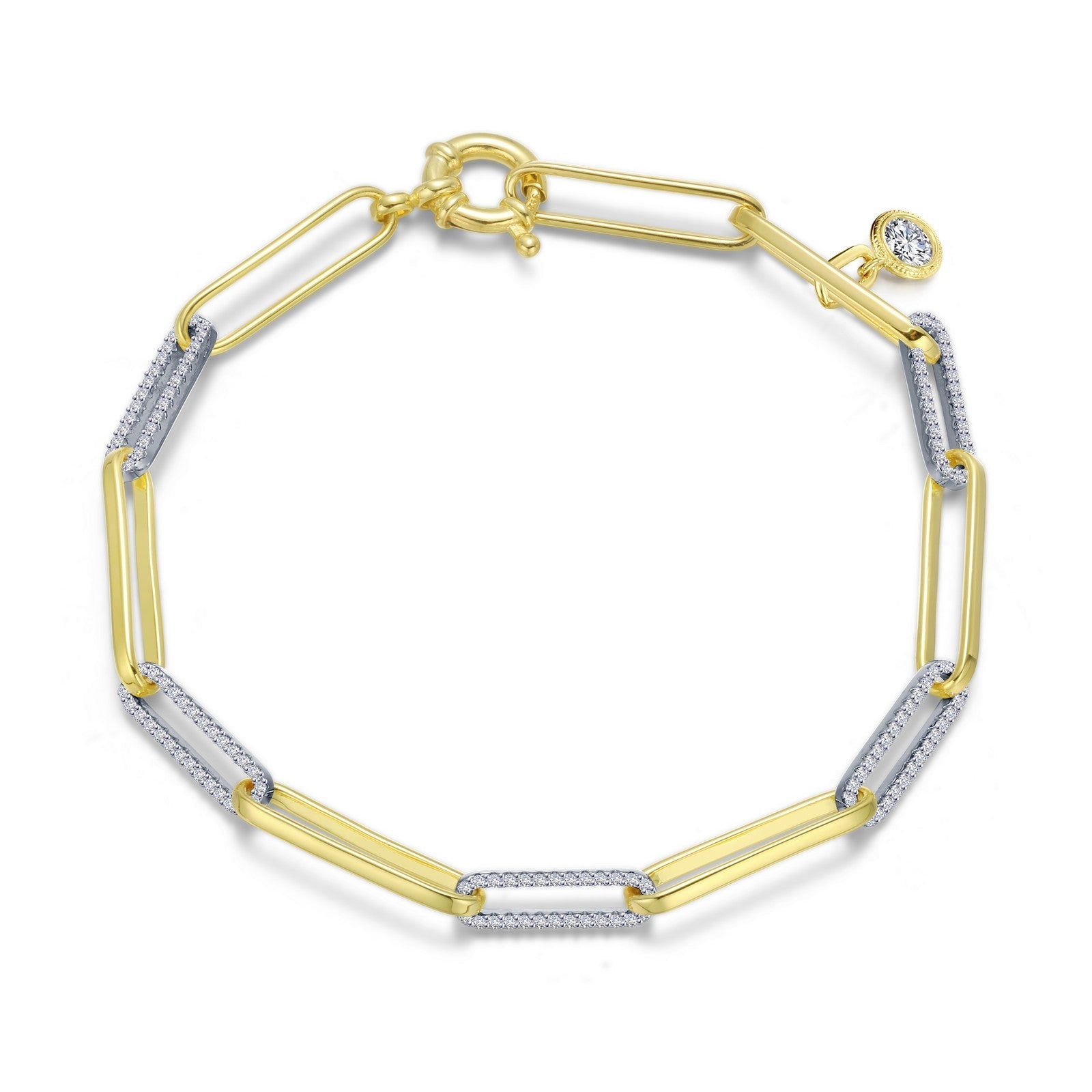 1.65 CTW Paperclip Bracelet