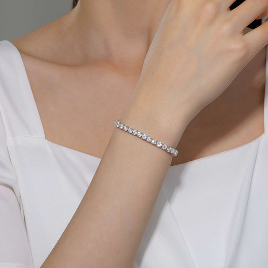 11 CTW Alternating Tennis Bracelet