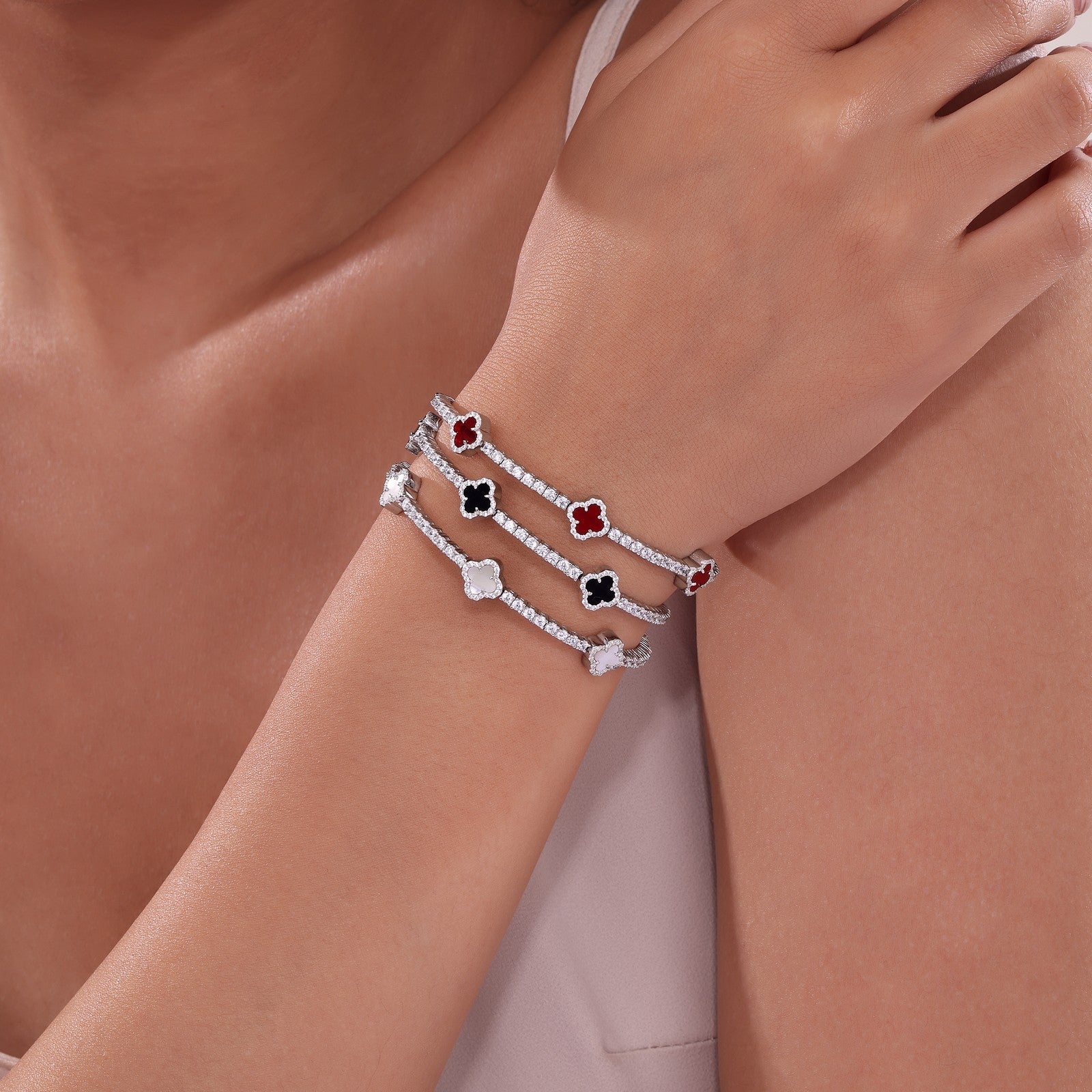 2.4 CTW Flexible Tennis Bracelet
